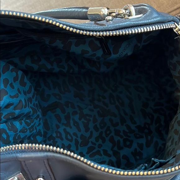 Rebecca Mincoff Cupid Satchel- blue/grey - Picture 7 of 9